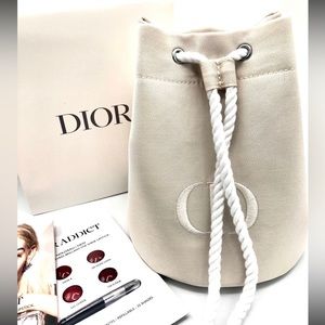 Dior lipstick Samples with beige/nude cosmetic set